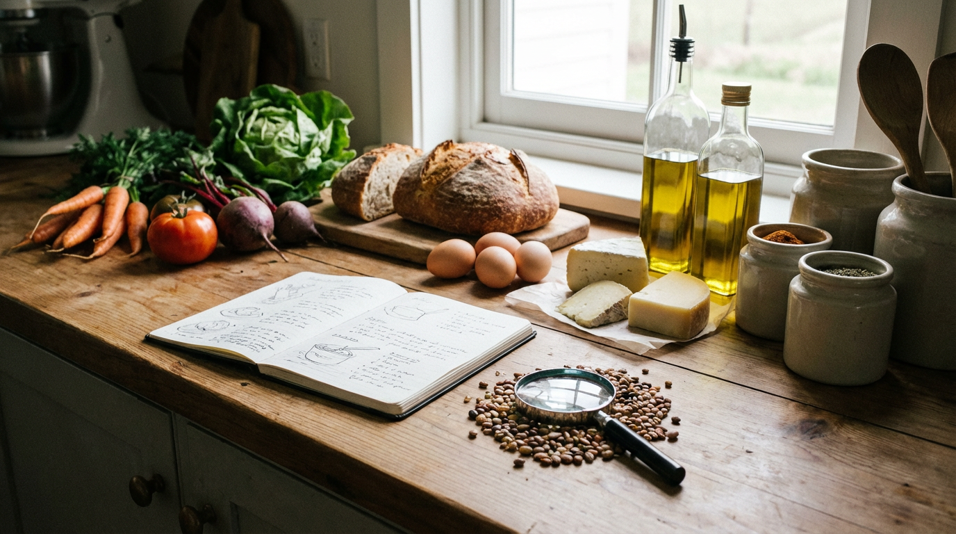 چگونه مواد اولیه ساده ولی هوشمندانه انتخاب کنیم؟