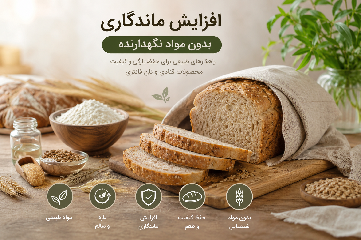 افزایش ماندگاری بدون مواد نگهدارنده